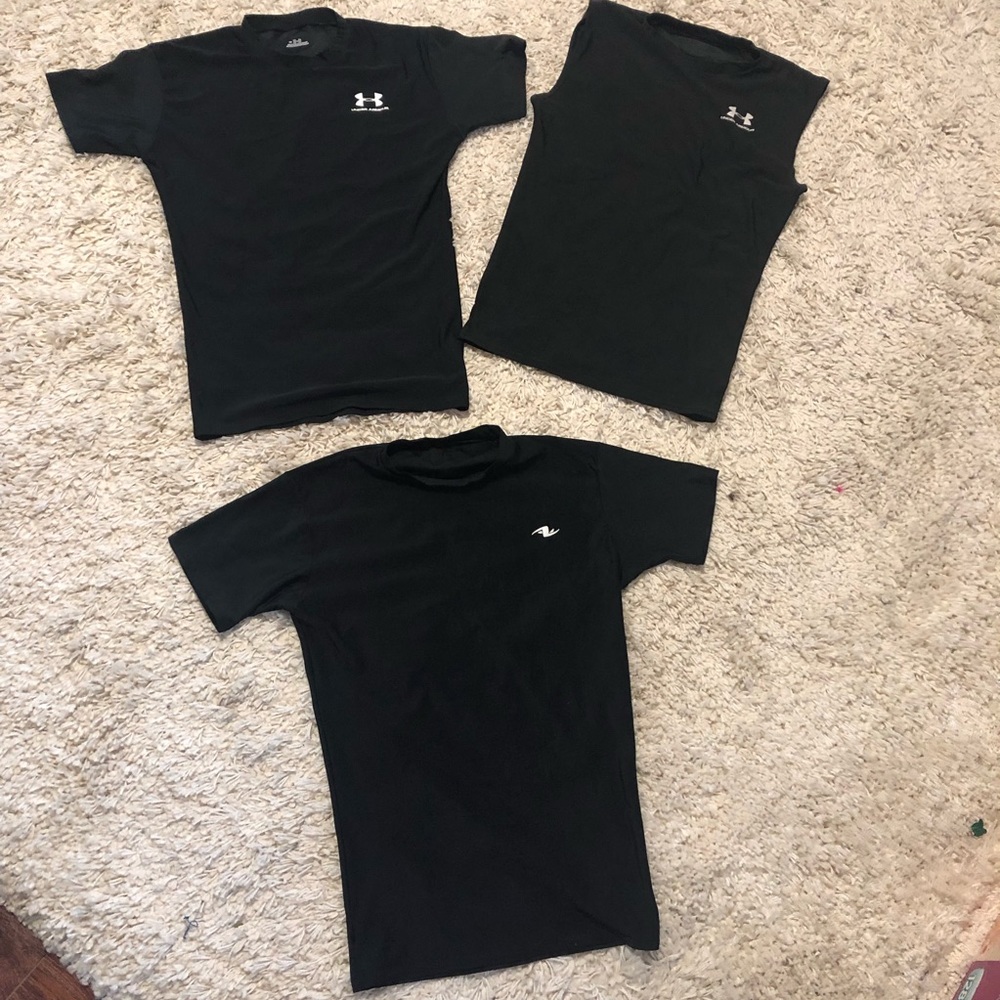 Under armour heatgear compression shirt bundle